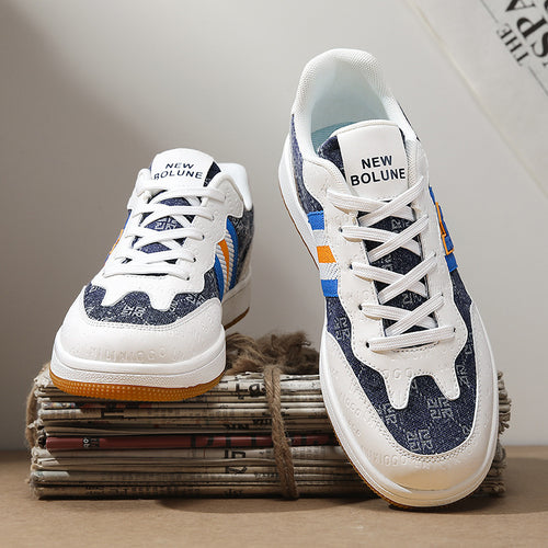 Damen modische Sneakers mit verstärktem Fersenbereich und atmungsaktiver Oberflächenstruktur R&B