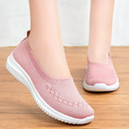 Damen bequeme und elastische Slip-On Sneakers R&B