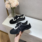 Damen Sportliche Sneaker mit atmungsaktiver Oberflächenstruktur R&B
