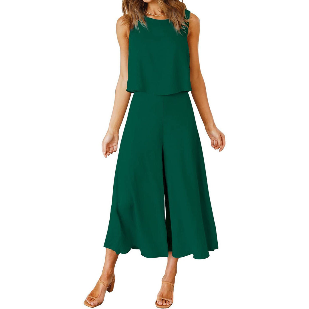 Damen luftiger Jumpsuit mit lässigem Schnitt und praktischen Taschen R&B