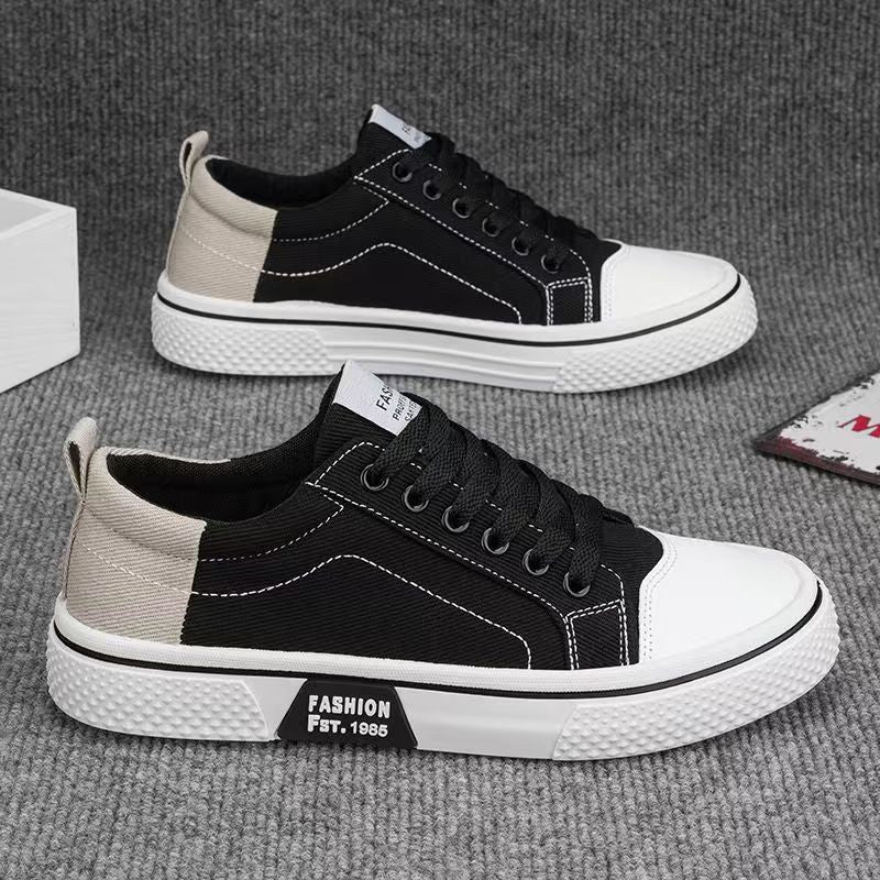 Damen modische Sneakers mit kontrastierenden Einsätzen R&B