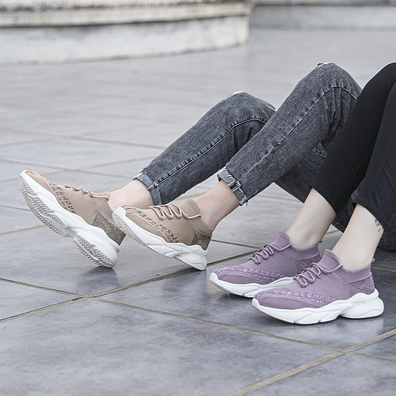 Damen Sportliche High-Performance Sneaker mit atmungsaktivem Mesh-