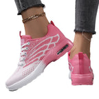Damen Sportliche Sneaker mit atmungsaktiver Obermaterialstruktur und dämpfender Sohle