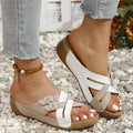 Damen Wedge-Sandalen mit verstellbarem Riemendesign und anatomischer Fußbettung R&B