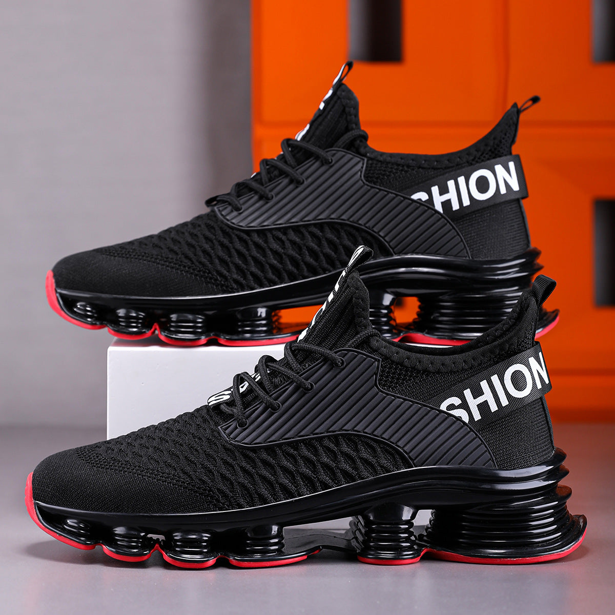 Damen Sportliche Sneakers mit atmungsaktivem Obermaterial und dämpfendem Sohlenprofil