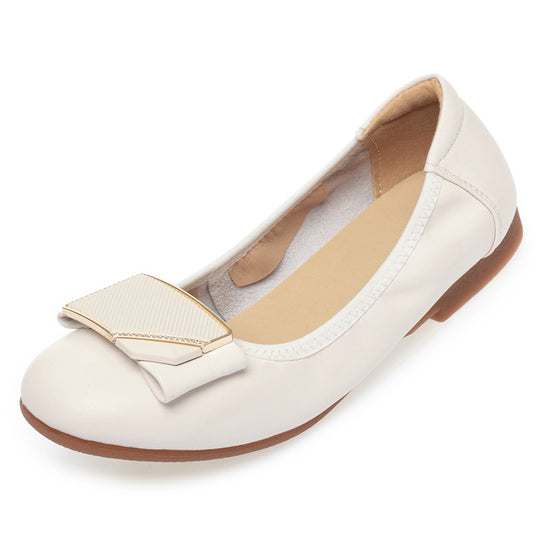 Damen Ballerinas mit elegantem Schleifenakzent und komfortablem Fußbett R&B