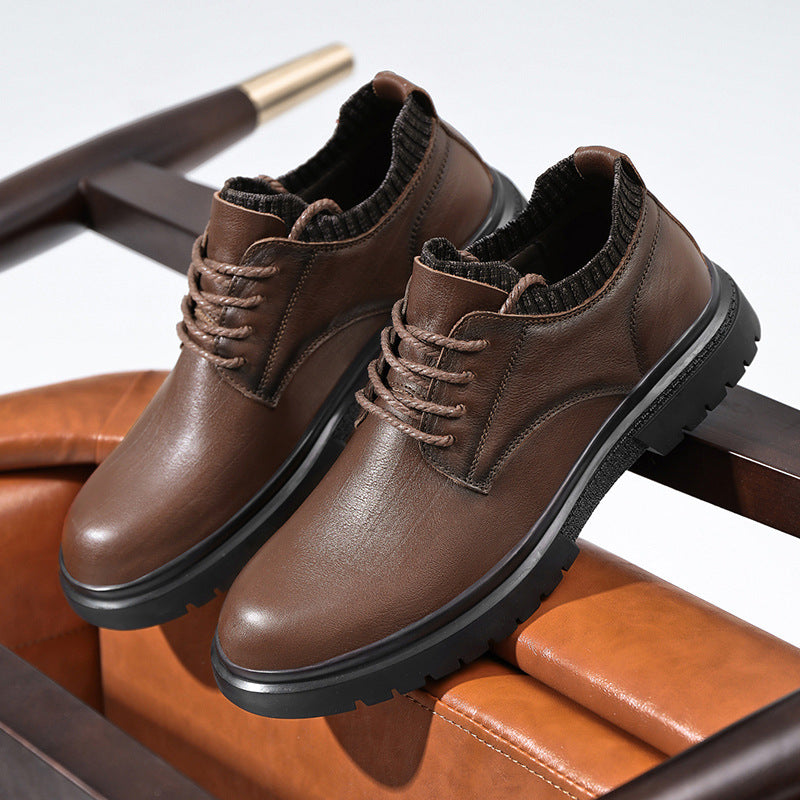 Herren Elegante Schnürschuhe mit rutschfester Sohle und atmungsaktivem Innenfutter R&B