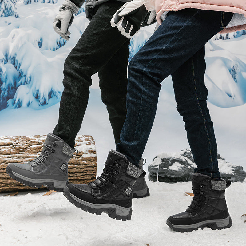 Damen Winterlicher Stiefel mit rutschfester Sohle und isolierendem Futter