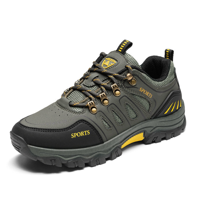 Herren Wanderschuhe mit rutschfester Profilsohle und atmungsaktivem Obermaterial R&B