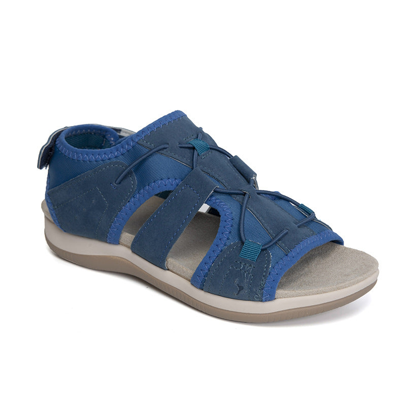Damen Sportliche Freizeitsandalen mit flexiblem Riemendesign und geschlossenem Fersenbereich R&B