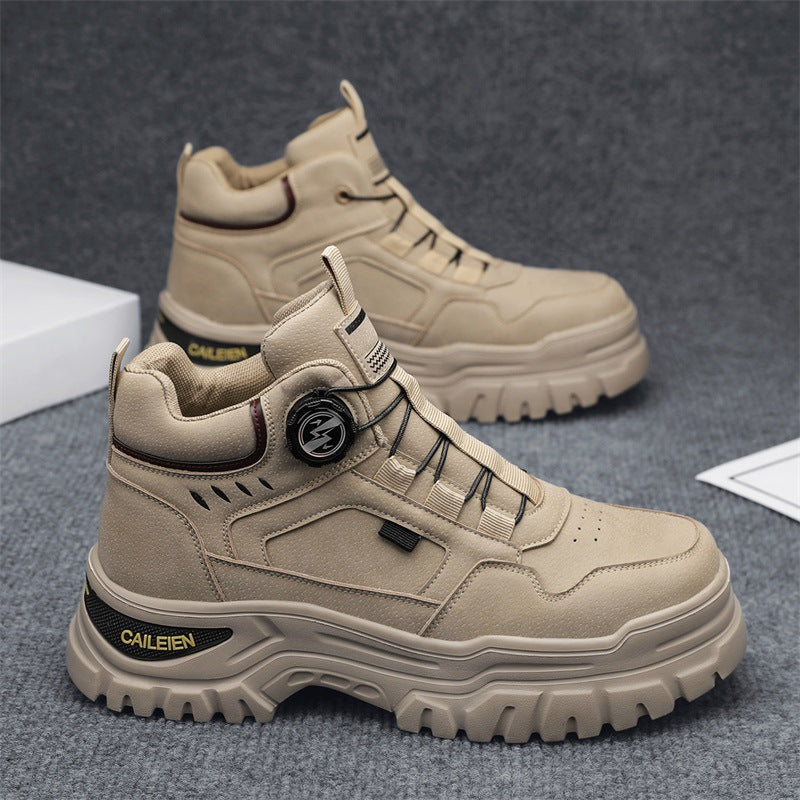 Damen Sportliche High-Top Sneakers mit innovativem Verschlusssystem und rutschfester Sohle