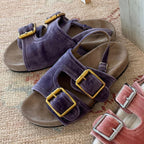 Damen Sandalen mit robustem Riemchen-Design und modischen Schnallen R&B