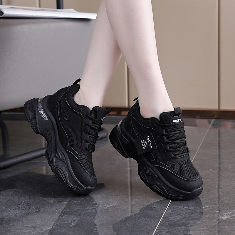 Damen modische Chunky Sneakers mit atmungsaktivem Obermaterial und dämpfendem Komfort R&B