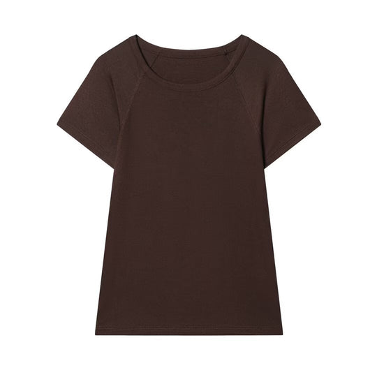 Damen komfortables Basic T-Shirt R&B