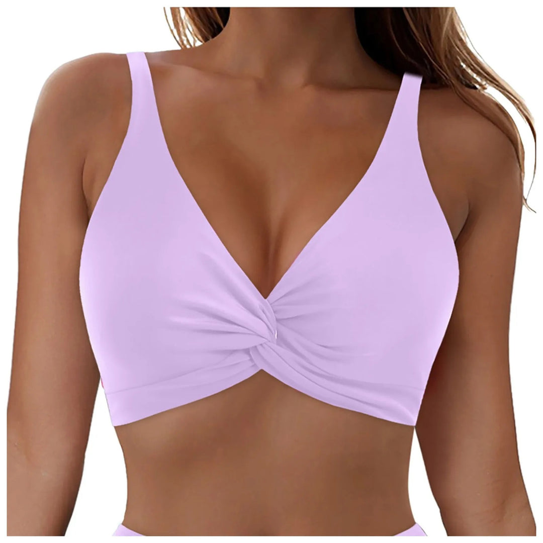 Damen Sportliches Bikinioberteil mit Twist-Design R&B