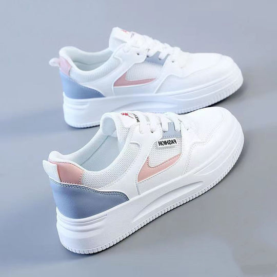 Damen Sportliche Sneaker mit modischen Farbakzenten und rutschfester Sohle R&B