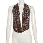 Damen Scarf mit modernem Leopardenmuster R&B