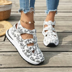 Damen sportliche Sandalen mit modischem Schnitt und atmungsaktiven Einsätzen R&B