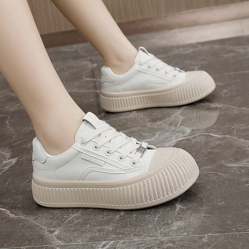 Damen Sportliche Plateau Sneakers mit rutschfester Sohle und atmungsaktivem Obermaterial R&B