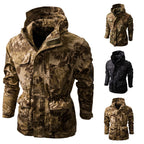 Herren Outdoor-Jacke mit camouflage Design und praktischen Taschen