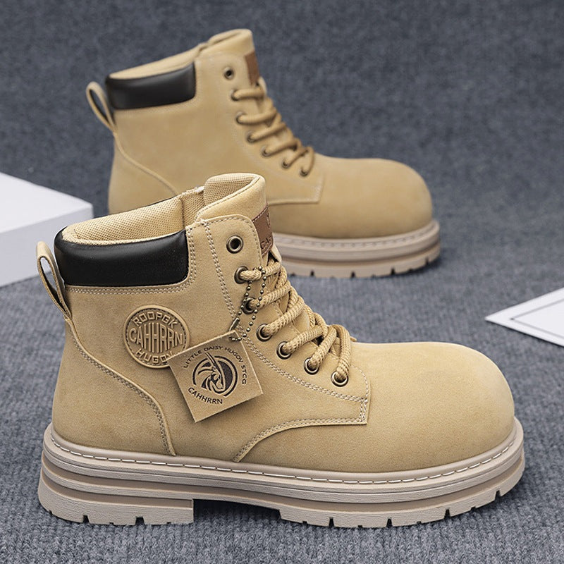 Damen robuste Schnürboots aus hochwertigem Wildleder R&B