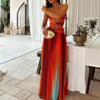 Damen Wickelkleid mit asymmetrischem Saum und verführerischem Schlitz R&B