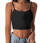 Damen Crop-Top mit kreativem Herz-Design R&B