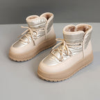 Damen warme Winterboots mit wasserdichtem Obermaterial und isolierendem Innenfutter R&B