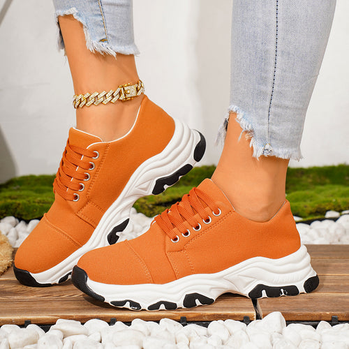 Damen sportliche Sneakers mit dynamischem Profil und atmungsaktivem Obermaterial R&B