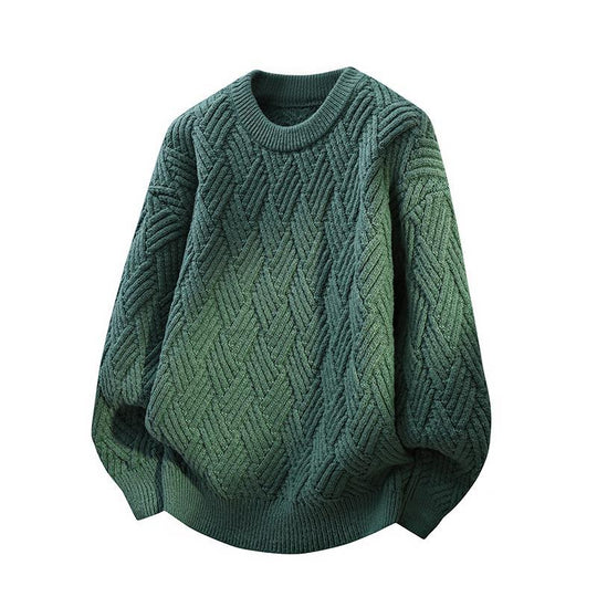 Damen Gemusterter Strickpullover R&B