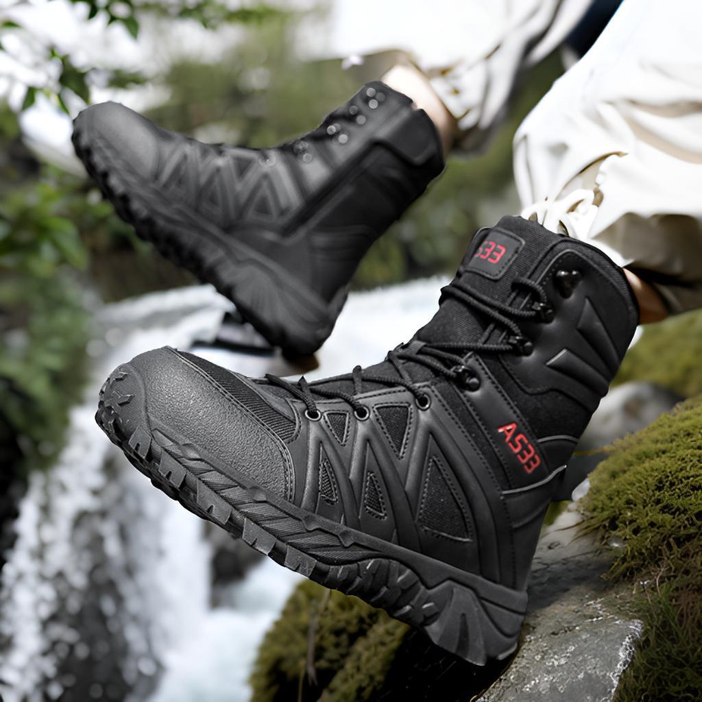 Herren Hochwertige und robuste militärische Wanderschuhe