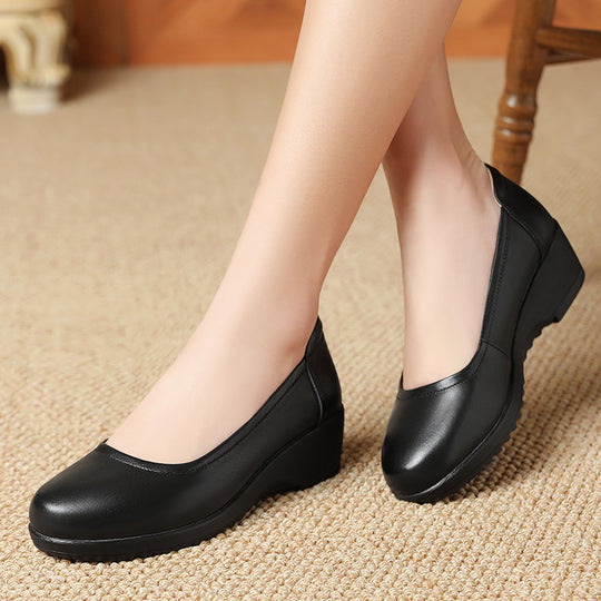 Damen Mary Jane Schuhe mit bequemem Blockabsatz und verstellbarem Riemen R&B