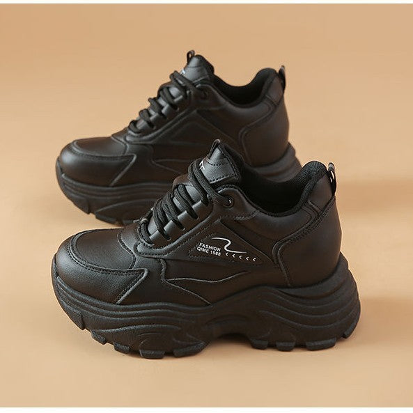 Damen Sportliche Chunky Sneakers mit robuster Profilsohle