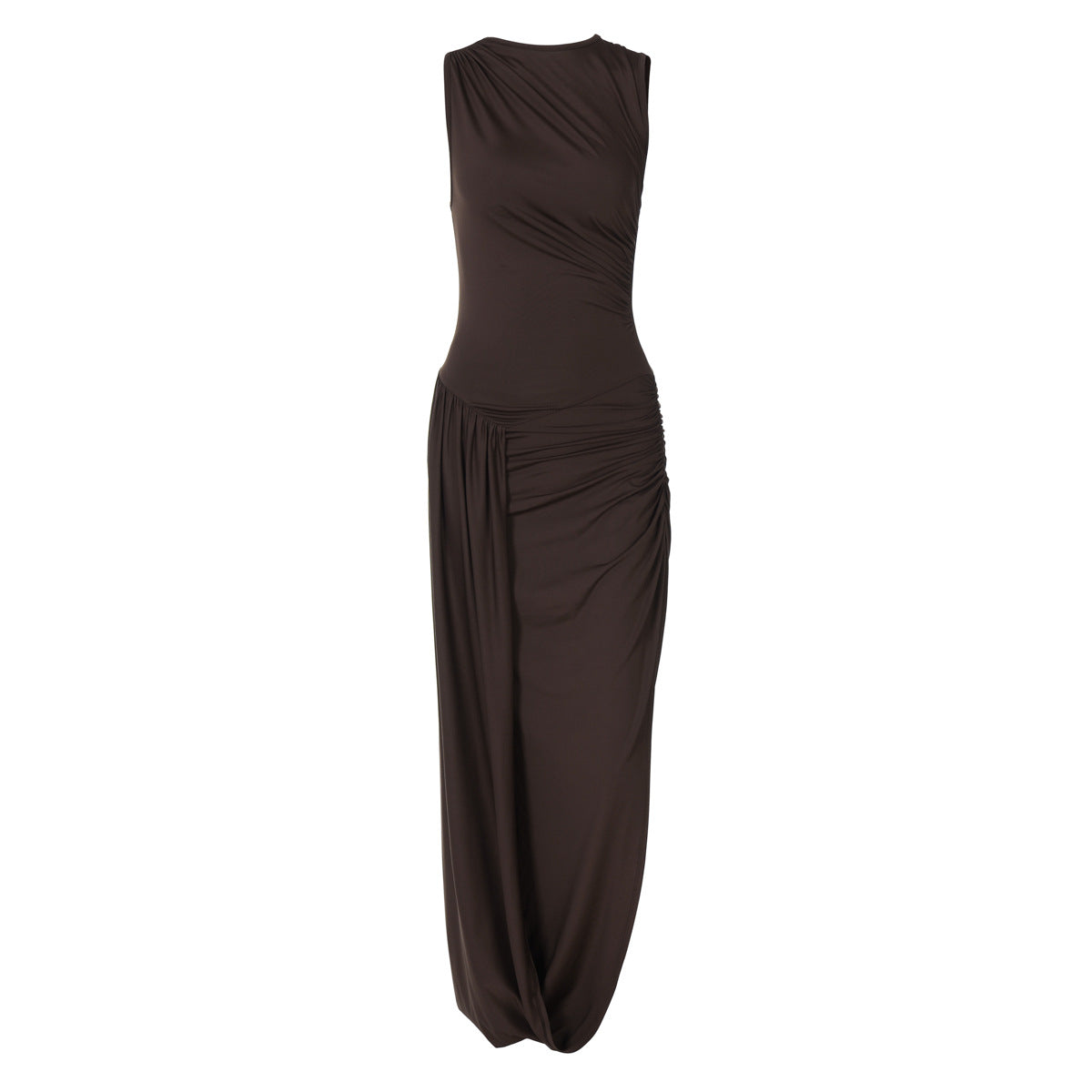 Damen Elegantes Maxikleid mit raffiniertem Wickeldesign R&B