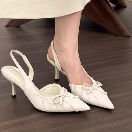 Damen Slingback-Pumps mit raffinierter Schleifen-Details und elegantem Design R&B