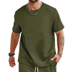 Herren lässiges T-Shirt mit strukturiertem Design