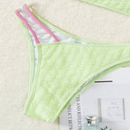 Damen Crop-Top Bikini mit aufregendem Wickeldesign R&B