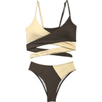 Damen Bikini mit raffinierter Wickel-Optik R&B