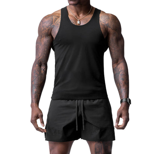 Herren Sportliches Tanktop und Shorts Set R&B