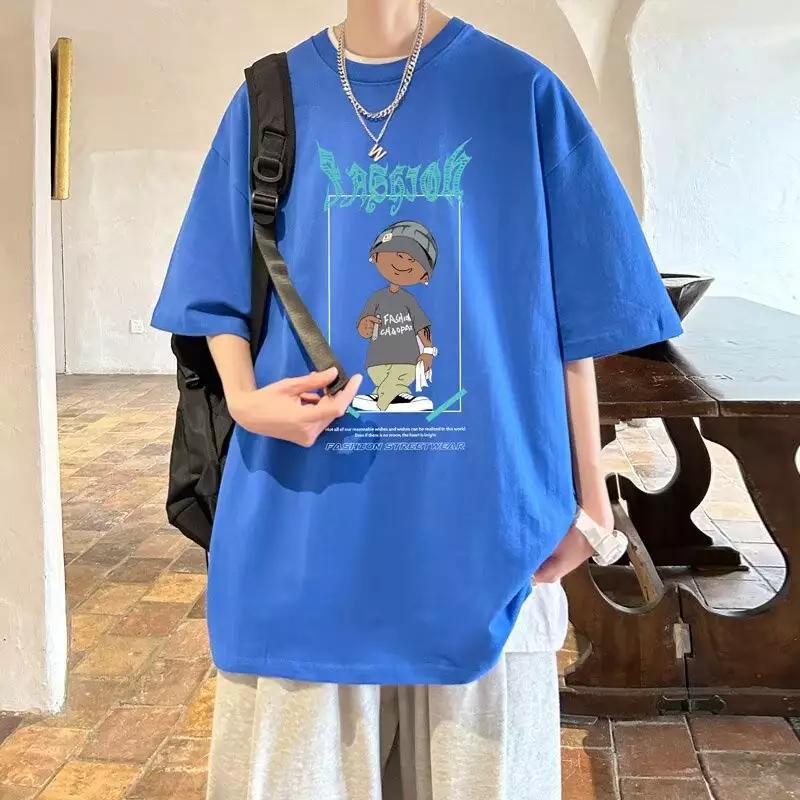 Damen oversized T-Shirt mit grafischem Print und lässigem Schnitt R&B