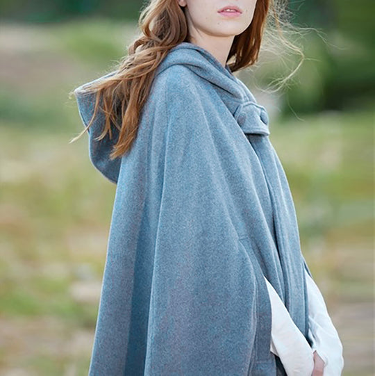 Damen Überwurf Poncho R&B