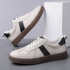 Damen Modische Sneakers aus hochwertigem Leder mit elegantem Design und rutschfester Sohle R&B