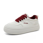 Damen modische Plateau-Sneaker mit atmungsaktiver Oberflächenstruktur und dämpfender Sohle R&B