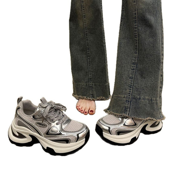 Damen Chunky Sneakers mit ergonomischer Dämpfung und sportlichem Design R&B