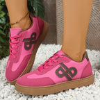 Damen Sportliche Sneakers mit rutschfester Gummisohle und modischem Design R&B