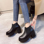 Damen Chunky Chelsea Boots mit robustem Profil und elastischen Einsätzen R&B