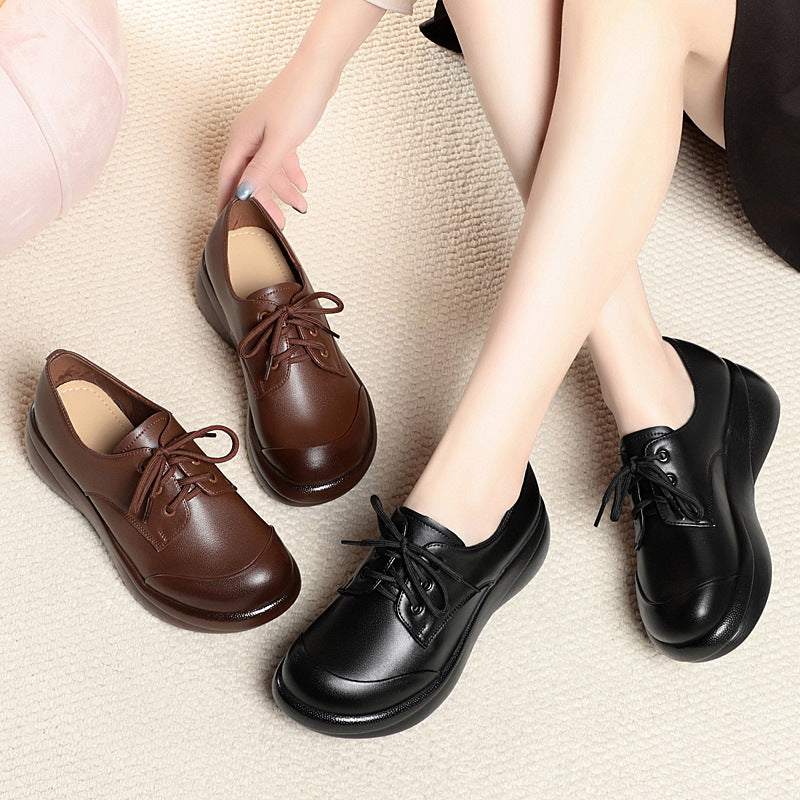 Damen Komfortable Schnürschuhe mit leichtem Wedge-Design und rutschfester Sohle R&B