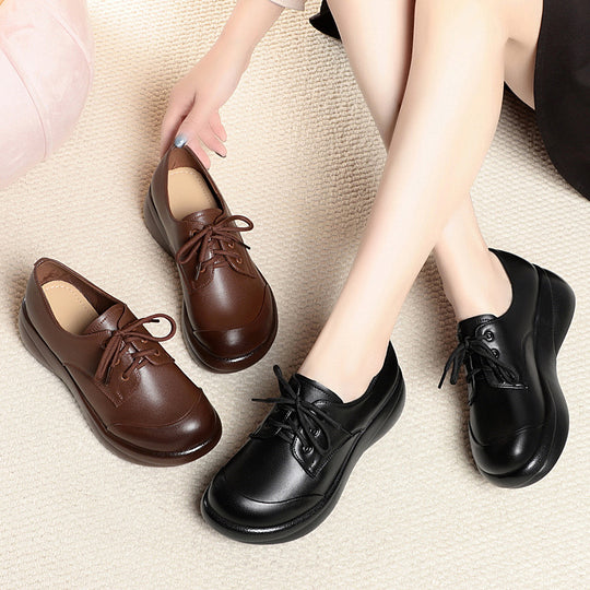 Damen Komfortable Schnürschuhe mit leichtem Wedge-Design und rutschfester Sohle R&B
