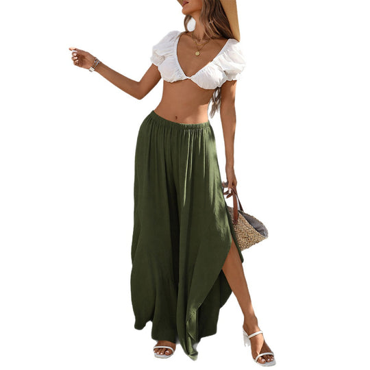 Damen Elegante und lässige Sommer-Hosen R&B