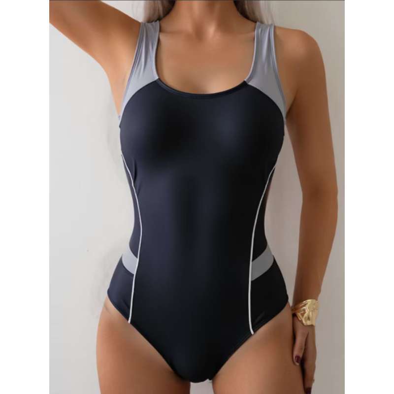 Damen Sportlicher Badeanzug mit Hoch elastischem Material
